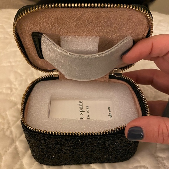Kate Spade Jewelry Holder in Odette Glitter Black - Picture 5 of 8